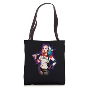 suicide squad harley quinn bubble tote bag