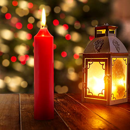 Upgraded MANFLY Low Temperature Candles Low Heat Romantic Candles Wax for Couples, Wedding, Home Decoration, 1PC(Red)