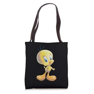 looney tunes tweety bird airbrushed tote bag