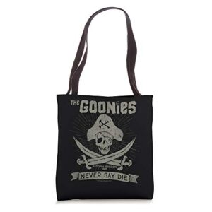 the goonies never say die tote bag