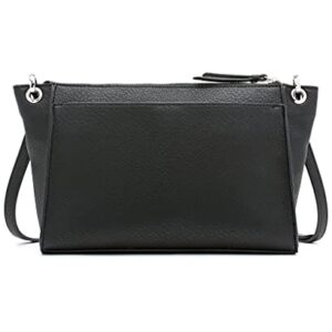 Calvin Klein Reyna Crossbody, Black/Silver