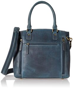 gun tote’n mamas womens – tote’n (blue) concealed carry purse distressed buffalo leather town tote by gun tote n mamas blue , blue, medium us