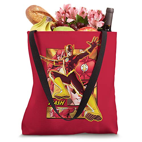 The Flash Comic Panels Tote Bag