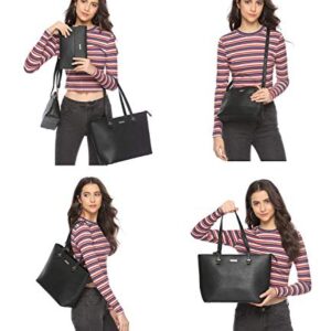 Women Fashion Handbags Wallet Tote Bag Shoulder Bag Top Handle Satchel Purse Set 4pcs