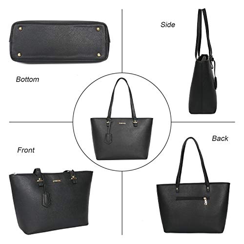 Women Fashion Handbags Wallet Tote Bag Shoulder Bag Top Handle Satchel Purse Set 4pcs