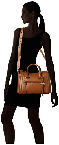 Michael Kors Carine Medium Pebbled Leather Satchel