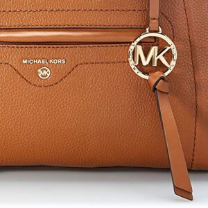 Michael Kors Carine Medium Pebbled Leather Satchel