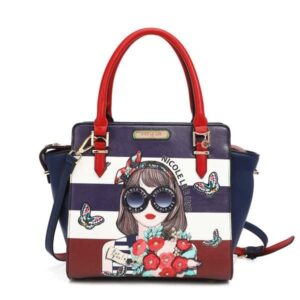 nicole lee judith loves flower structured satchel