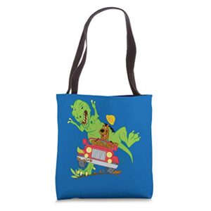 scooby-doo dino chase tote bag