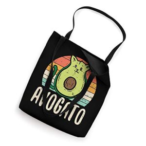 Avogato Cat Avocado Retro Cinco De Mayo Spanish Mexican Tote Bag