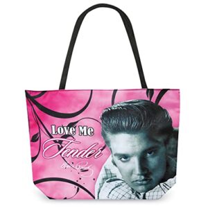 Elvis Collections Etc Presley Love Me Tender Tote Handbag