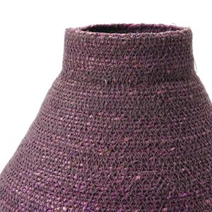 Bloomingville Hand-Woven Seagrass, Lilac Color Basket