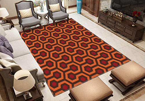 Redrum Overlook Hotel Carpet Stephen King's The Shining Area Rugs Non-Slip Floor Mat Doormats Home Runner Rug Carpet for Bedroom Indoor Outdoor Kids Play Mat Nursery Throw Rugs Yoga Mat