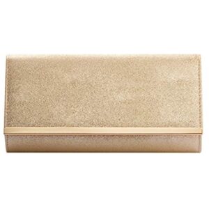 BENCOMOM Gold Clutch,Gold Evening Clutch Purses For Women Evening Gold Shoulder Handbags Bridal Prom Wedding Party gold purse