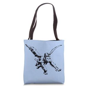 the wizard of oz flying monkey tote bag