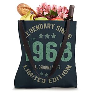 55 Years Old Bday Legend Since 1968 - Vintage 55th Birthday Tote Bag