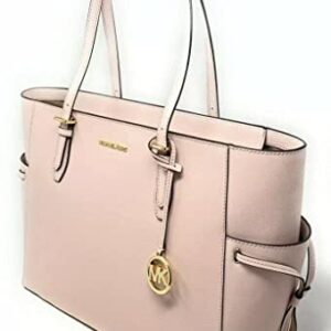 Michael Kors Gilly Large Drawstring Zip Tote Bag Powder Blush