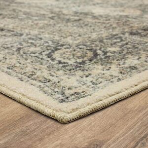 Mohawk Home Quinn Floral Traditional Beige (2' X 3') Accent Rug