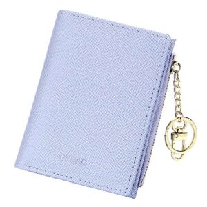feith&felly small bifold wallet for women zipper coin purse credit card holder