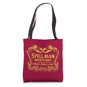 the chilling adventures of sabrina spellman mortuary tote bag