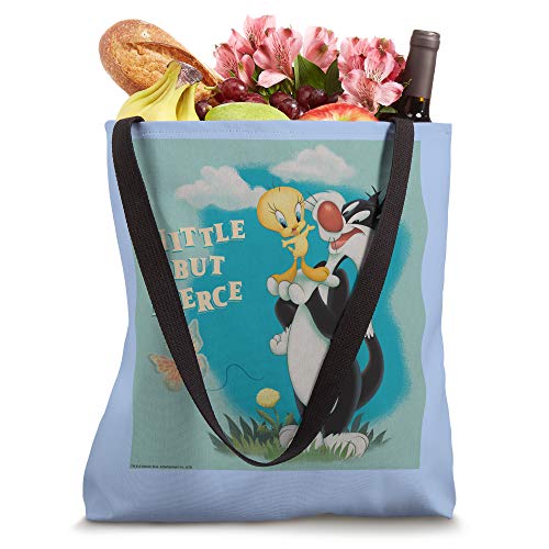 Looney Tunes Sylvester and Tweety Widdle But Fierce Tote Bag