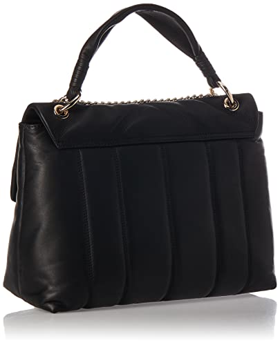 Ted Baker Leather Puffer Quilt Detail Shoulder Bag, Black