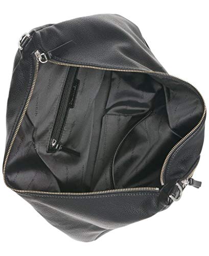 Calvin Klein Geo Rocky Road Hobo, Black/Silver