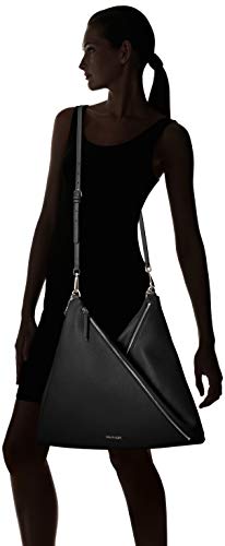 Calvin Klein Geo Rocky Road Hobo, Black/Silver