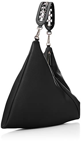 Calvin Klein Geo Rocky Road Hobo, Black/Silver