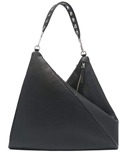 Calvin Klein Geo Rocky Road Hobo, Black/Silver