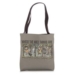 where the wild things are hang tote bag