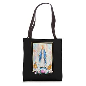 litany of the blessed virgin mary, mother of christ catholic tote bag
