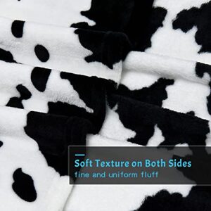 Cow Print Blanket Soft Warm Plush Cow Blankets and Throws Lightweight Cozy Cows Plush Blanket Flannel Cow Throw Sofa Bedroom Couch Camping Travel Blanket Perfect Cow Gift Kids Adults 50x60 inch