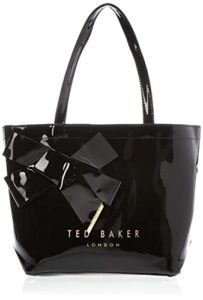 ted baker knot bow small icon, black