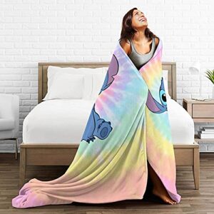 Cartoon Blanket Ultra-Soft Micro Fleece Blanket for Couch Bed Warm Plush Throw Blanket Suitable for All Season50 X40