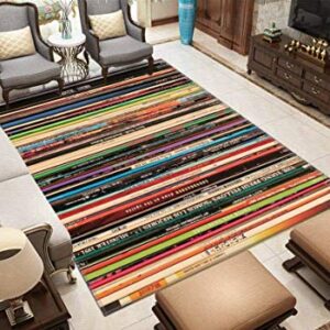 Classic Alternative Rock Records Area Rugs Non-Slip Floor Mat Doormats Home Runner Rug Carpet for Bedroom Indoor Outdoor Kids Play Mat Nursery Throw Rugs Yoga Mat