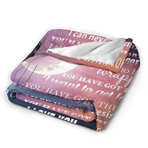 JOPJOLIW Girlfriend Blanket-I Love You Blanket to Girlfriend-Gifts for Girlfriend-Romantic Anniversary Birthday for Her Throw Blanket 60"x50"