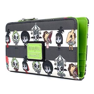 Loungefly Beetlejuice Chibi All Over Print Faux Leather Wallet