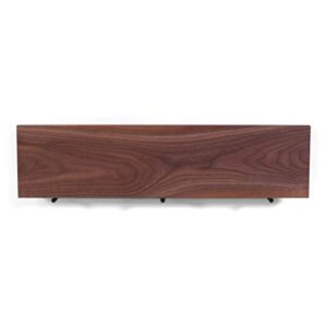 DAKODA LOVE Floating Shelves | Solid Walnut | Premium Craftsman Quality | Heavy Duty Hidden Bracket | 200+ Pound Weight Capacity (48" L x 8" D)