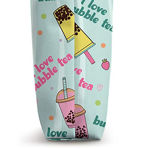 Milk Tea Love Bubble Tea Design Bubble Tea Lover Gift Ideas Tote Bag