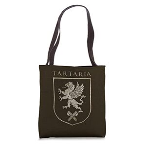 tartaria – tartarian empire griffin, tartary family crest tote bag