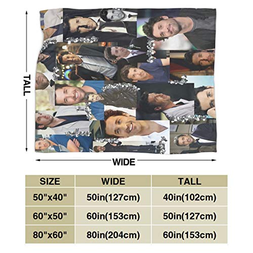 Eppedtul Derek Shepherd Collage Ultra-Soft Micro Fleece Blanket 50"" X40