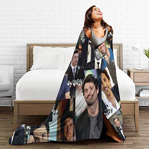 Eppedtul Derek Shepherd Collage Ultra-Soft Micro Fleece Blanket 50"" X40