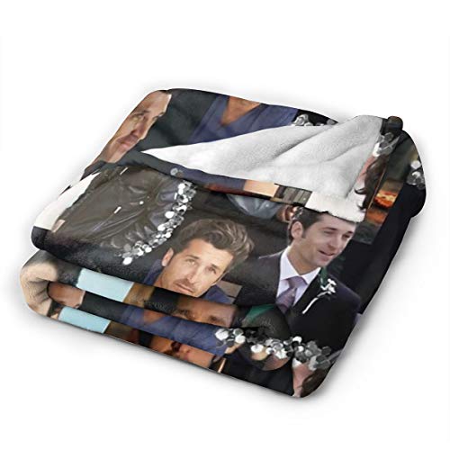 Eppedtul Derek Shepherd Collage Ultra-Soft Micro Fleece Blanket 50"" X40