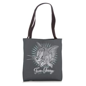 tom and jerry happy classic pals tote bag