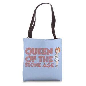 the flintstones vintage queen wilma tote bag