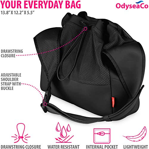 Odyseaco Womens Gym Bag & Workout Bags for Women - Lightweight Neoprene, Crossbody Bags