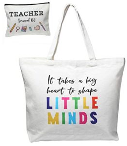ecohip canvas teacher bag tote teacher appreciation gifts for women
