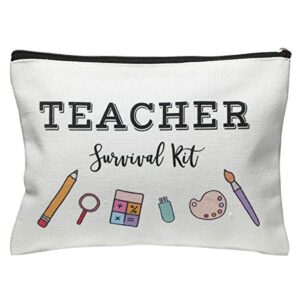 ECOHIP Canvas Teacher Bag Tote Teacher Appreciation Gifts for Women