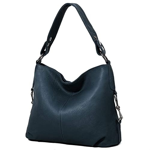 YALUXE Genuine Leather Shoulder Bag Stylish Womens Crossbody Travel Top-Handle